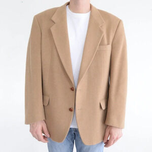 Vintage Moores Camelhair and Wool 2  Button Blazer Sports Coat